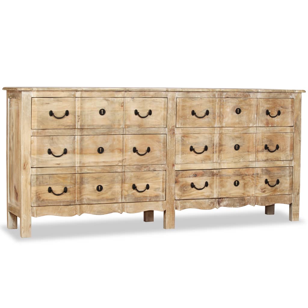 Sideboard Massivholz Mango 200x40x90 cm