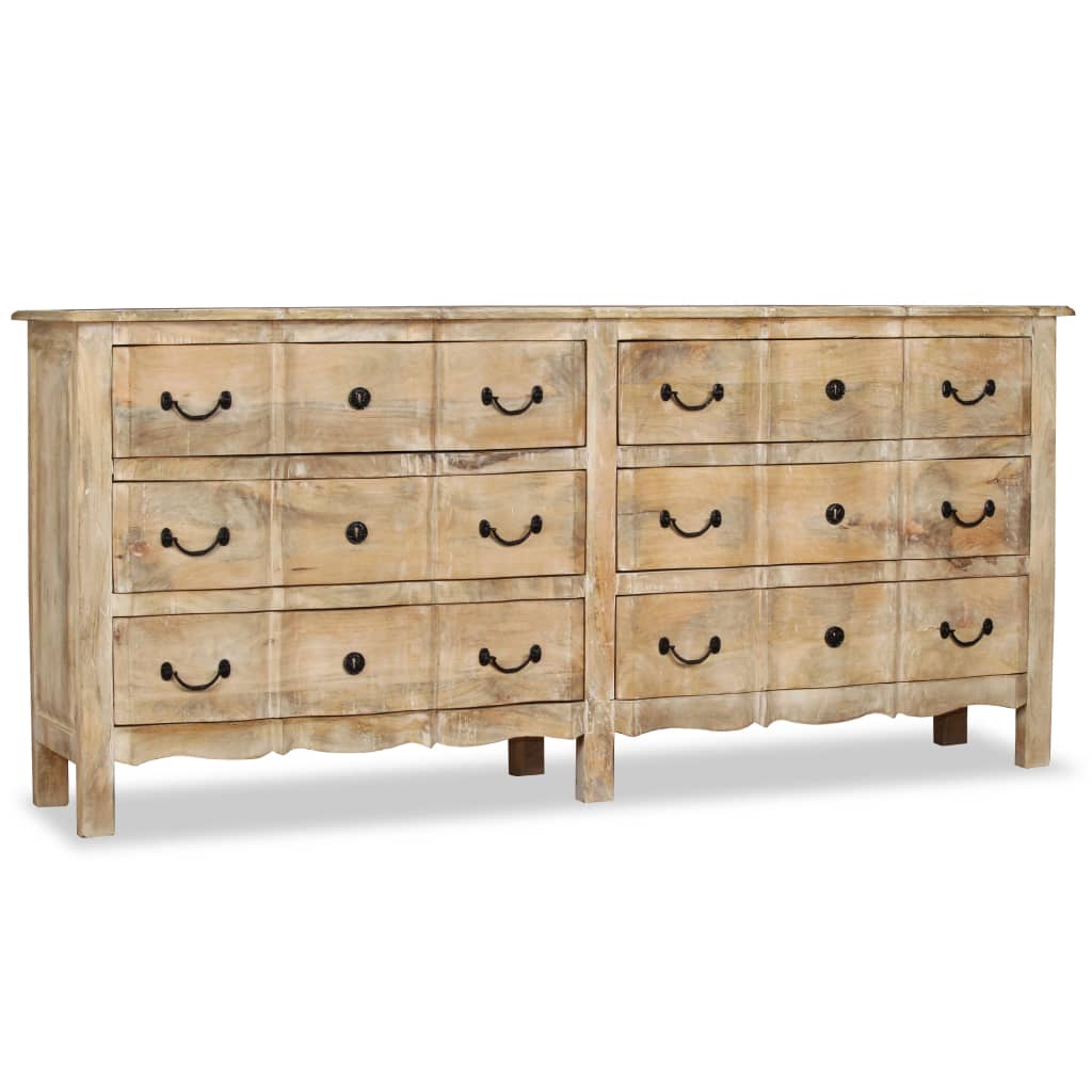 Sideboard Massivholz Mango 200x40x90 cm