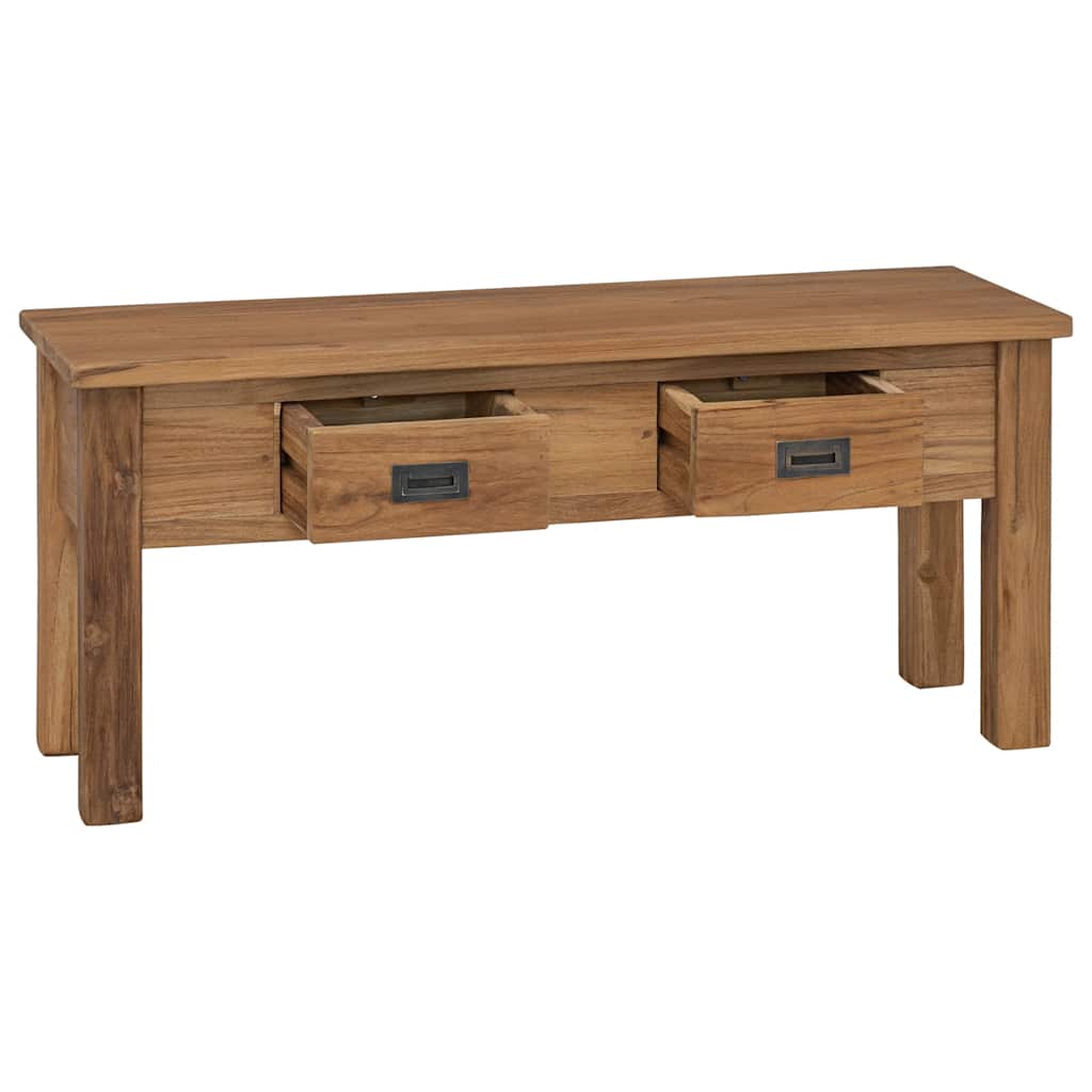 Flurbank Teak Massiv 90 x 30 x 40 cm