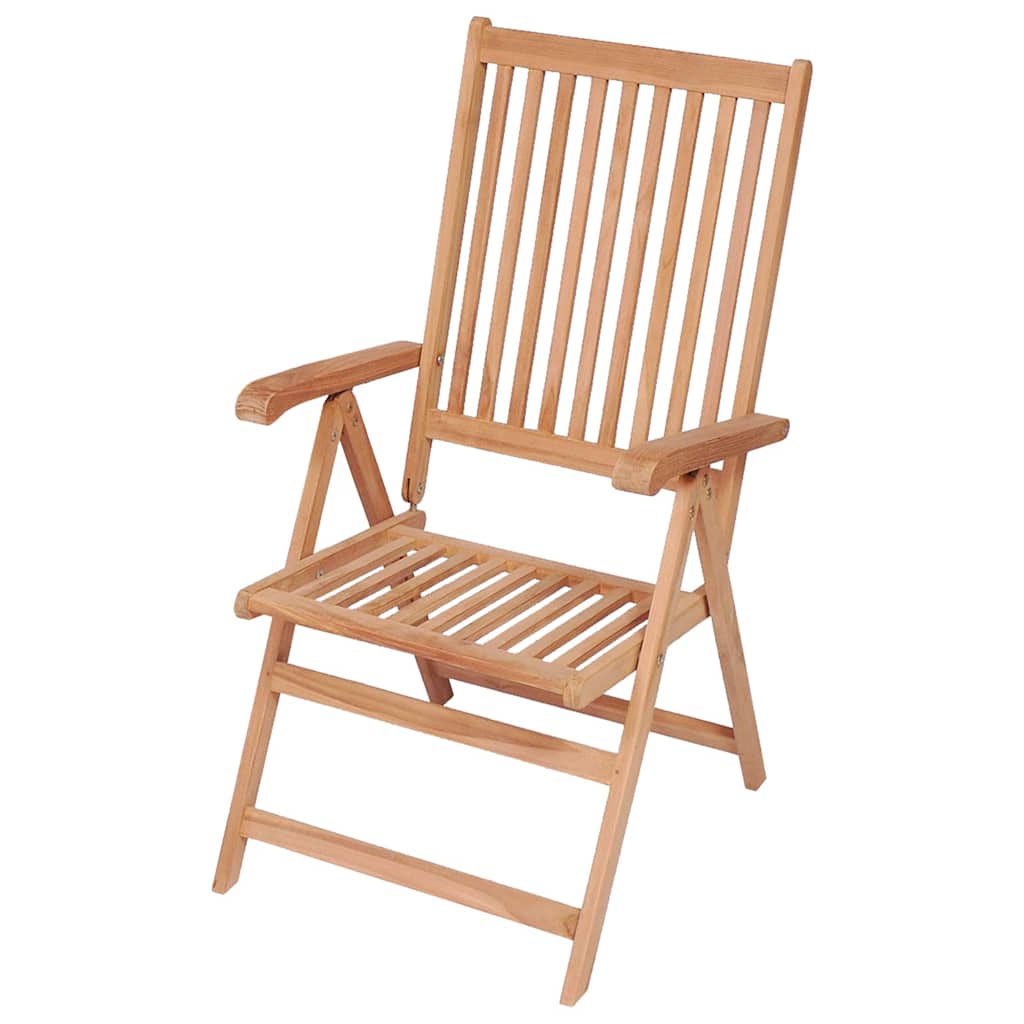 Verstellbare Gartenstühle 2 Stk. Massivholz Teak