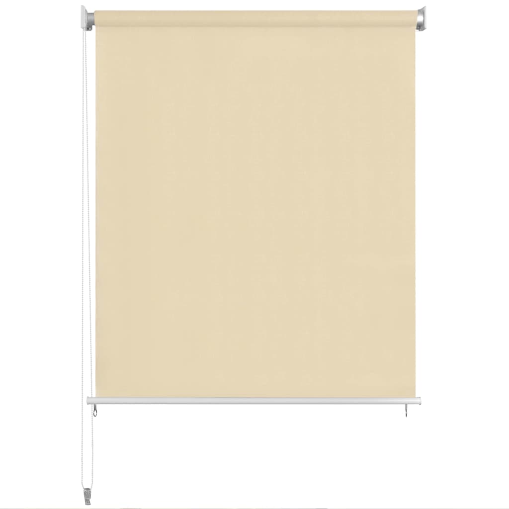 Außenrollo 160 x 140 cm Cremeweiß