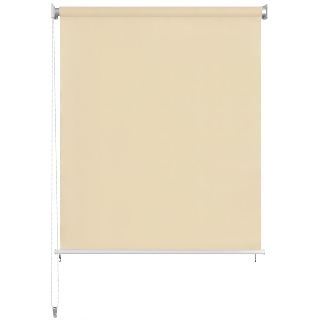 Außenrollo 240 x 140 cm Cremeweiß