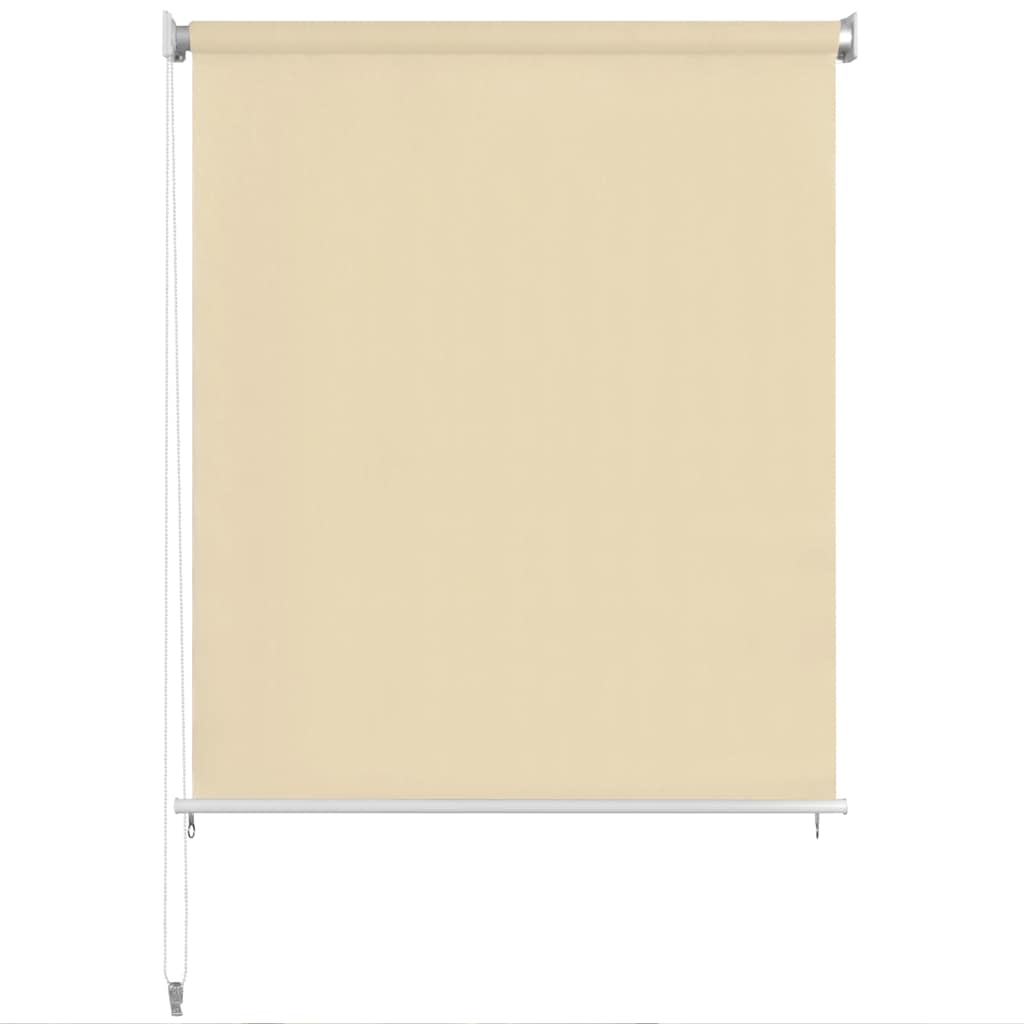 Außenrollo 400 x 140 cm Cremeweiß