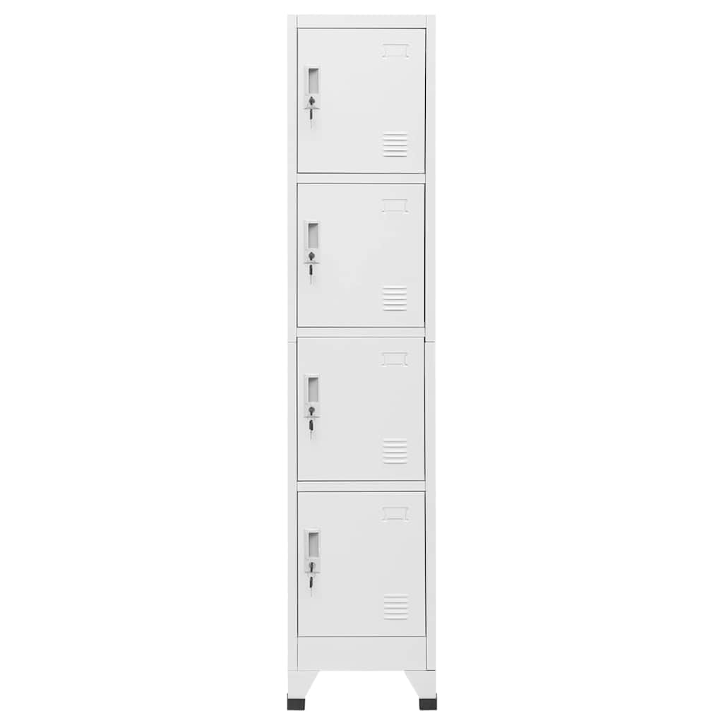 Schließfachschrank mit 4 Fächern 38x45x180 cm