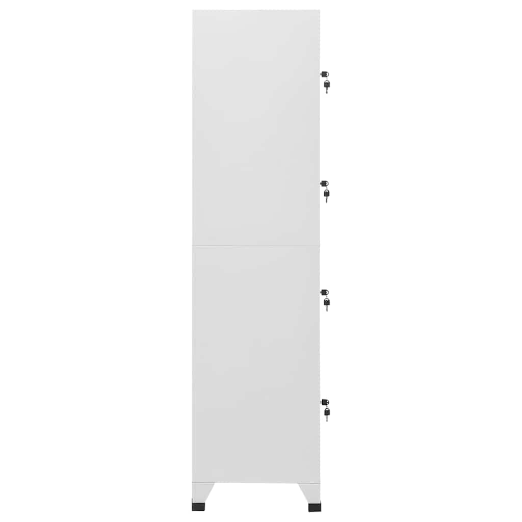 Schließfachschrank mit 4 Fächern 38x45x180 cm