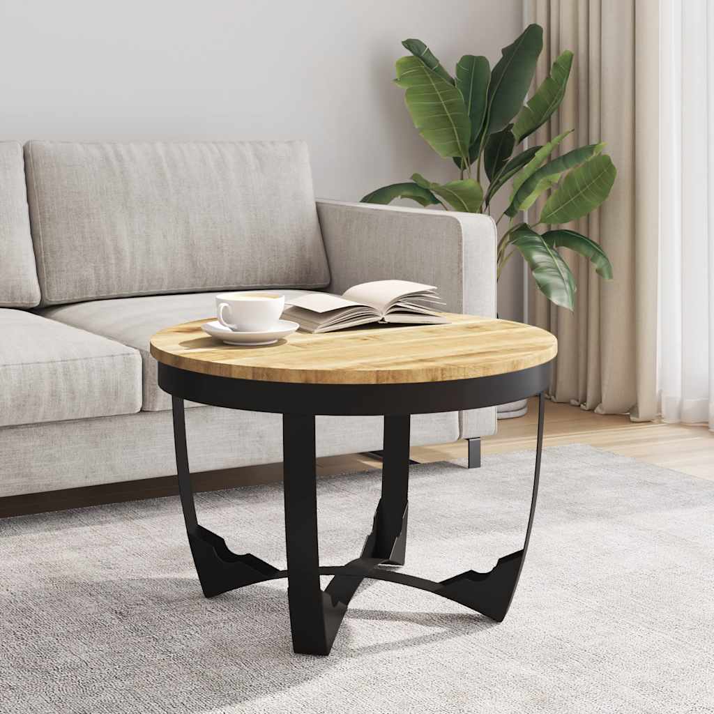 Couchtisch Raues Massivholz Mango 60x40 cm
