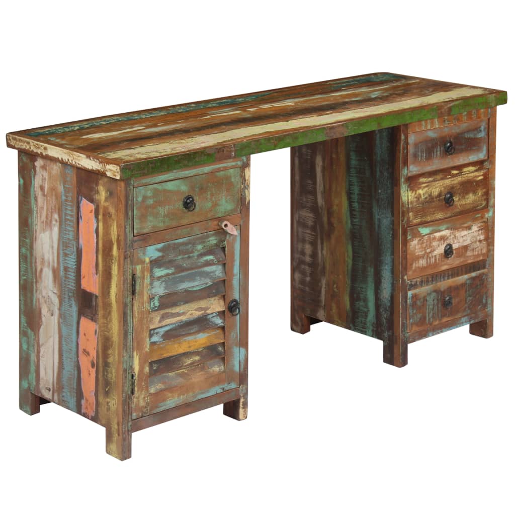 Schreibtisch Altholz Massiv 140x50x77 cm