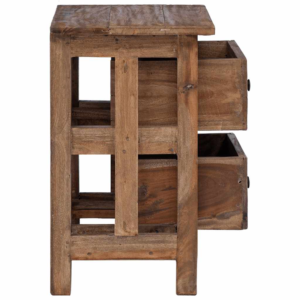Nachttisch Massives Mahagoniholz 40x30x51 cm