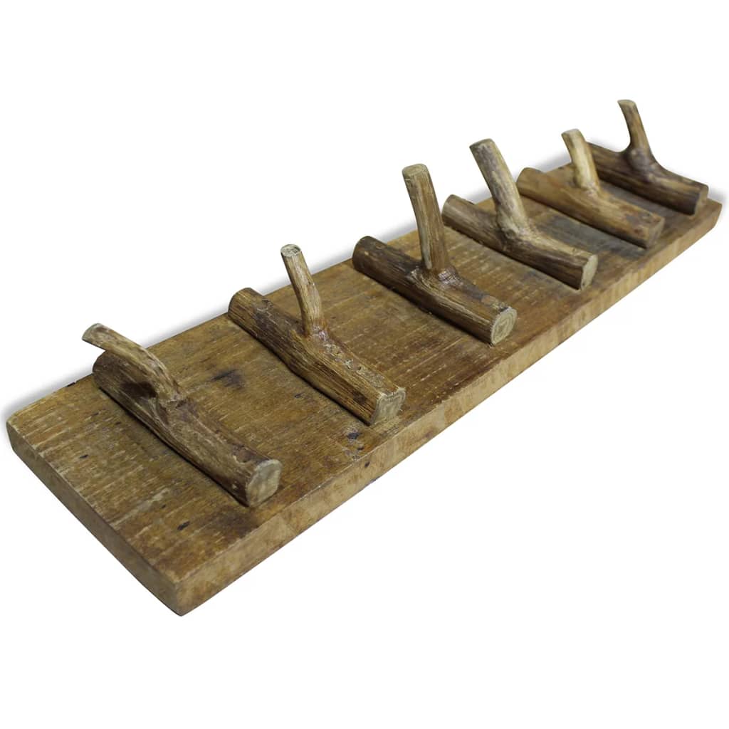 Garderobenleiste Gemischtes Altholz 60x15 cm