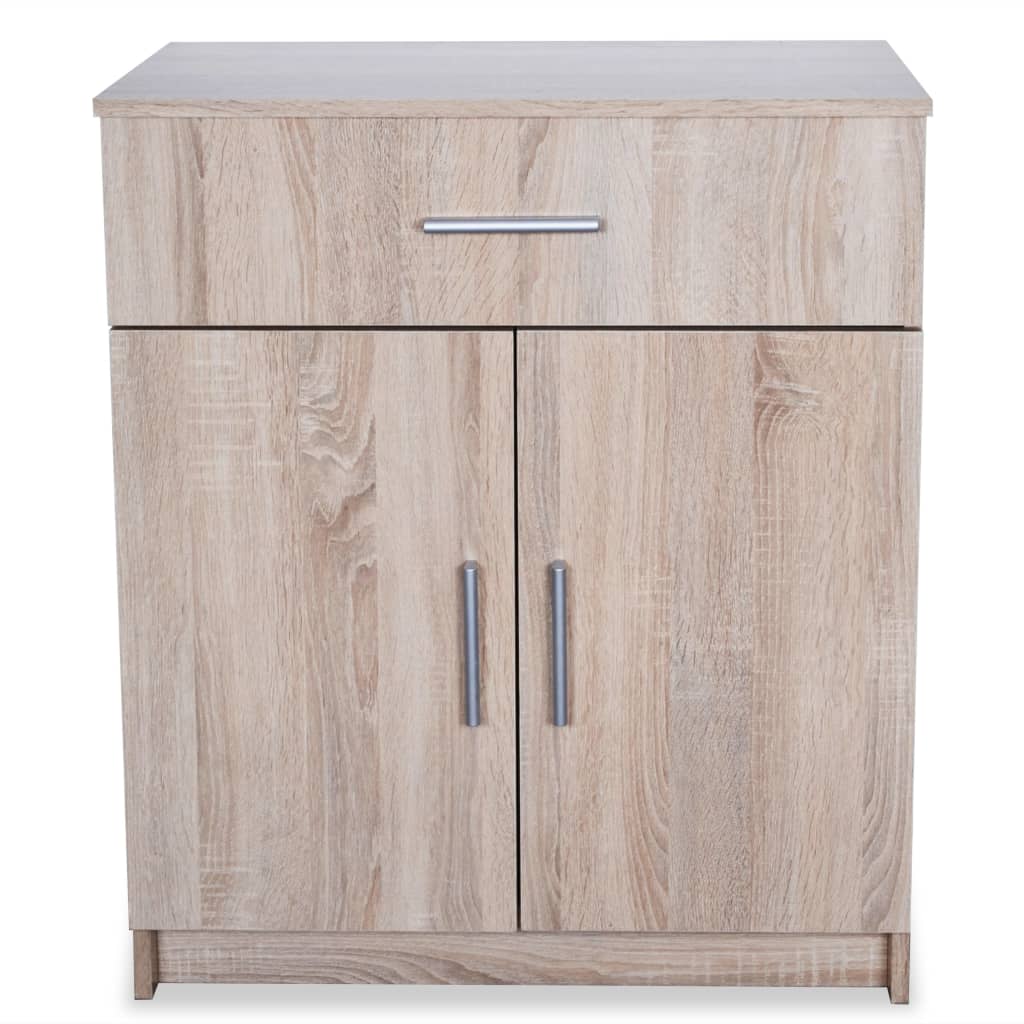 Sideboard Holzwerkstoff 71x35x88 cm Eiche-Optik