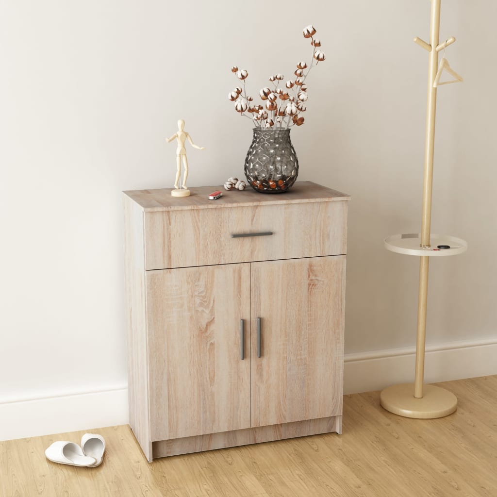 Sideboard Holzwerkstoff 71x35x88 cm Eiche-Optik
