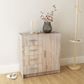 Kommode Holzwerkstoff 79x35x88 cm Eiche-Optik