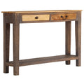 Konsolentisch Massivholz Vintage 118 x 30 x 80 cm