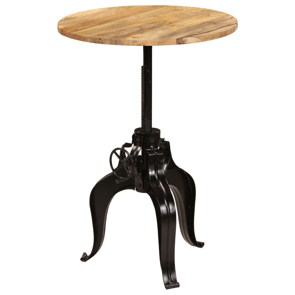 Bartisch Massivholz Mango 75x(76-110) cm