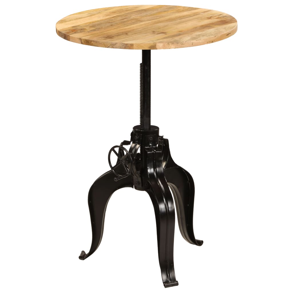 Bartisch Massivholz Mango 75x(76-110) cm