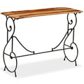 Konsolentisch Massivholz Akazie 100 x 40 x 75 cm