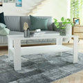 Couchtisch Holzwerkstoff 100x59x42 cm Weiß