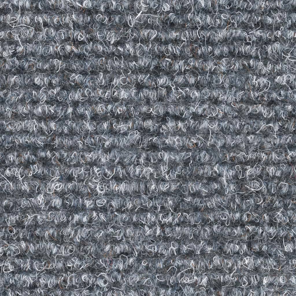 Stufenmatten Selbstklebend 15 Stk. 65x21x4 cm Hellgrau Halbrund Groß