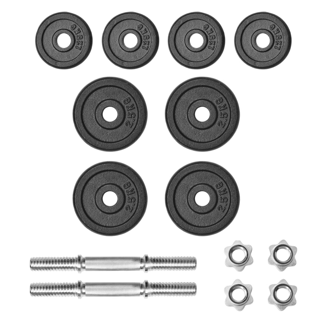 Hantelset 14-tlg. 20 kg Gusseisen