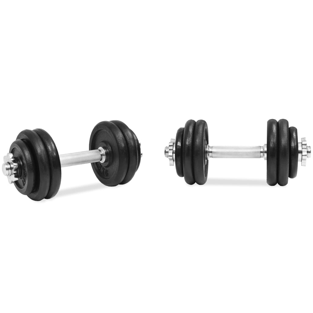 Hantelset 18-tlg. 30 kg Gusseisen