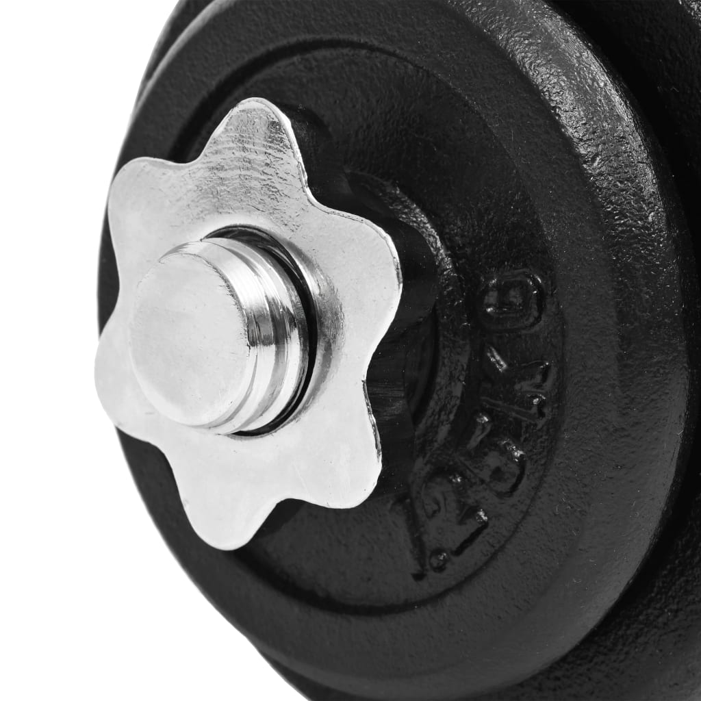 Hantelset 18-tlg. 30 kg Gusseisen