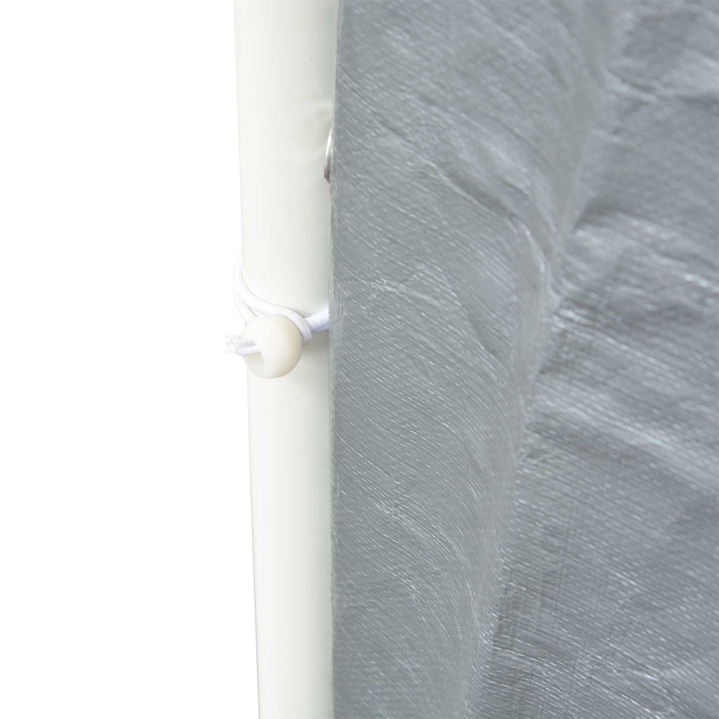Zeltstoff ohne Gestell Grau 8 x 4 m PE