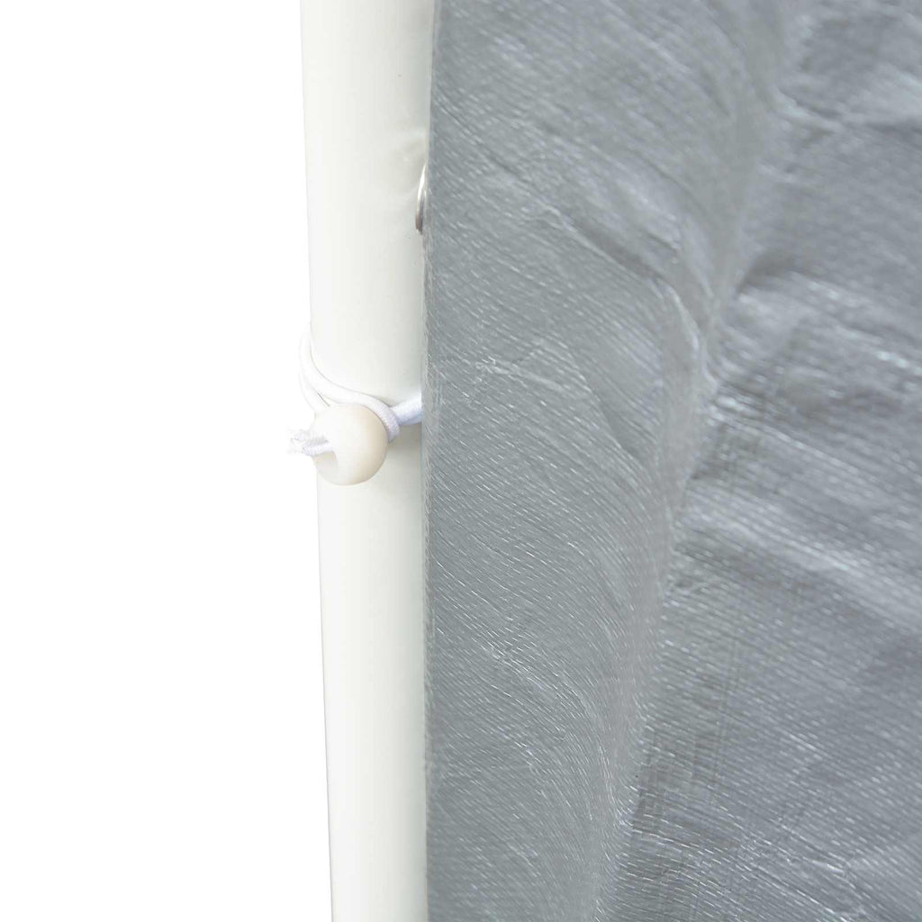 Zeltstoff ohne Gestell Grau 12 x 6 m PE