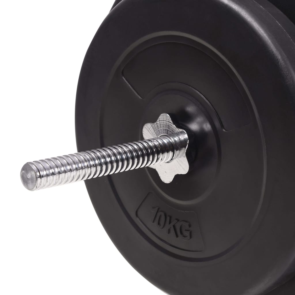 Langhantel- und Kurzhantelset 90 kg