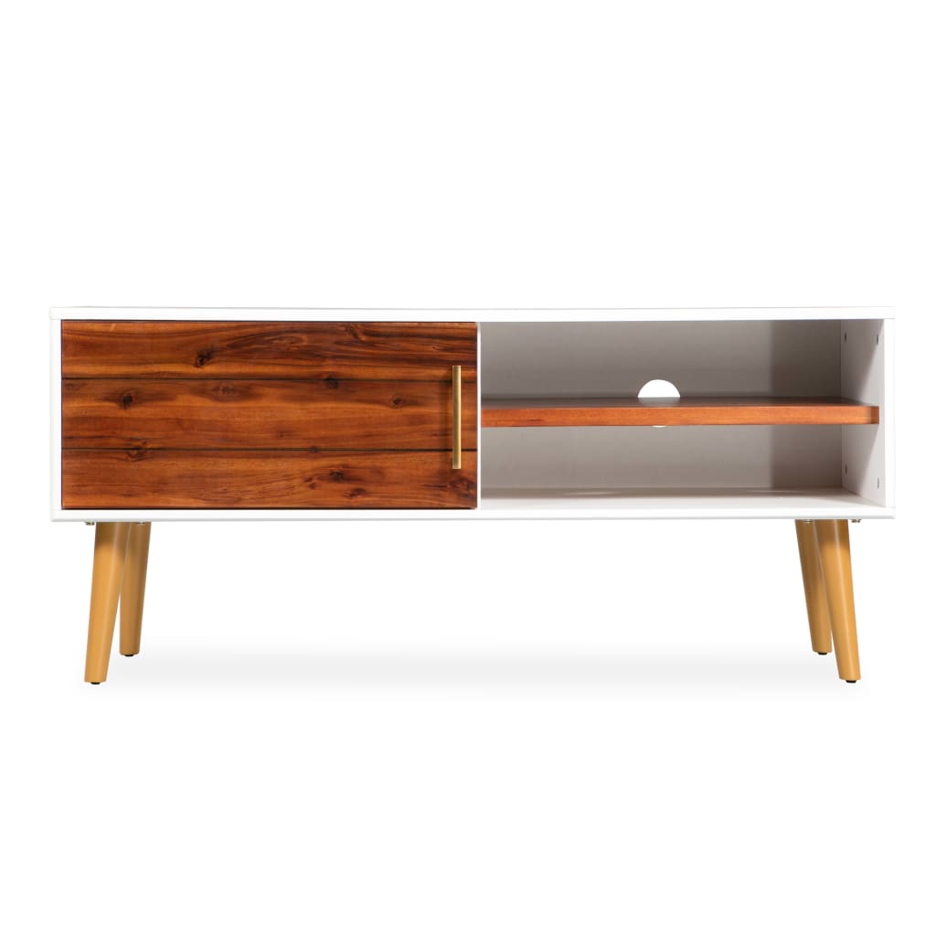 TV-Schrank Massivholz Akazie 120x35x45 cm