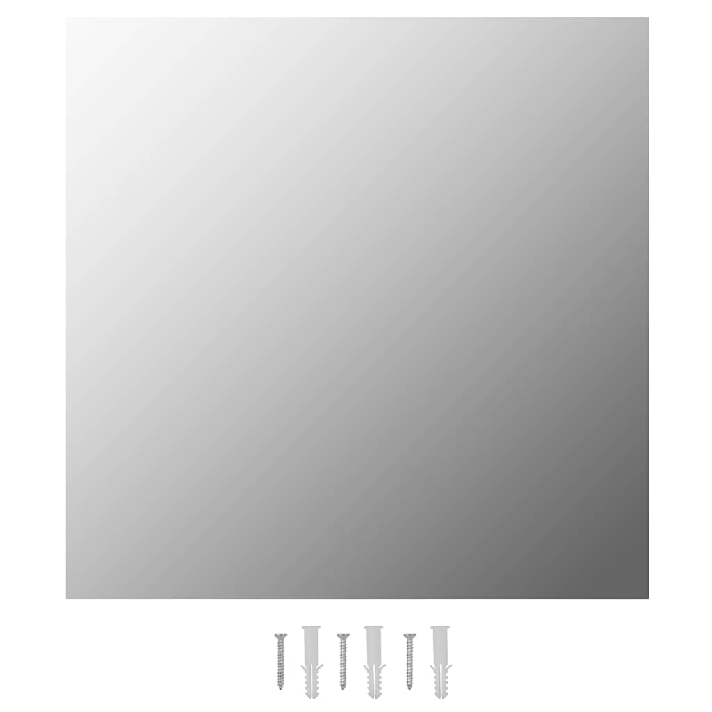 Wandspiegel 60 x 60 cm Quadratisch Glas