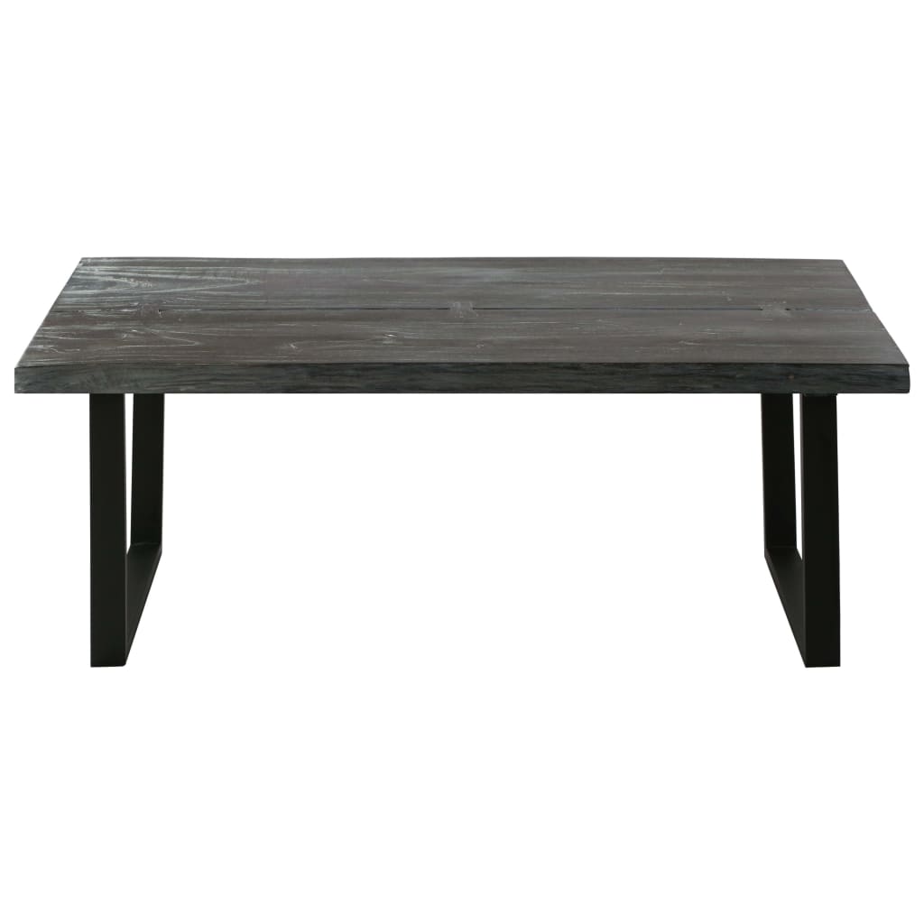 Couchtisch Massivholz Mindi 102x56x41 cm Grau