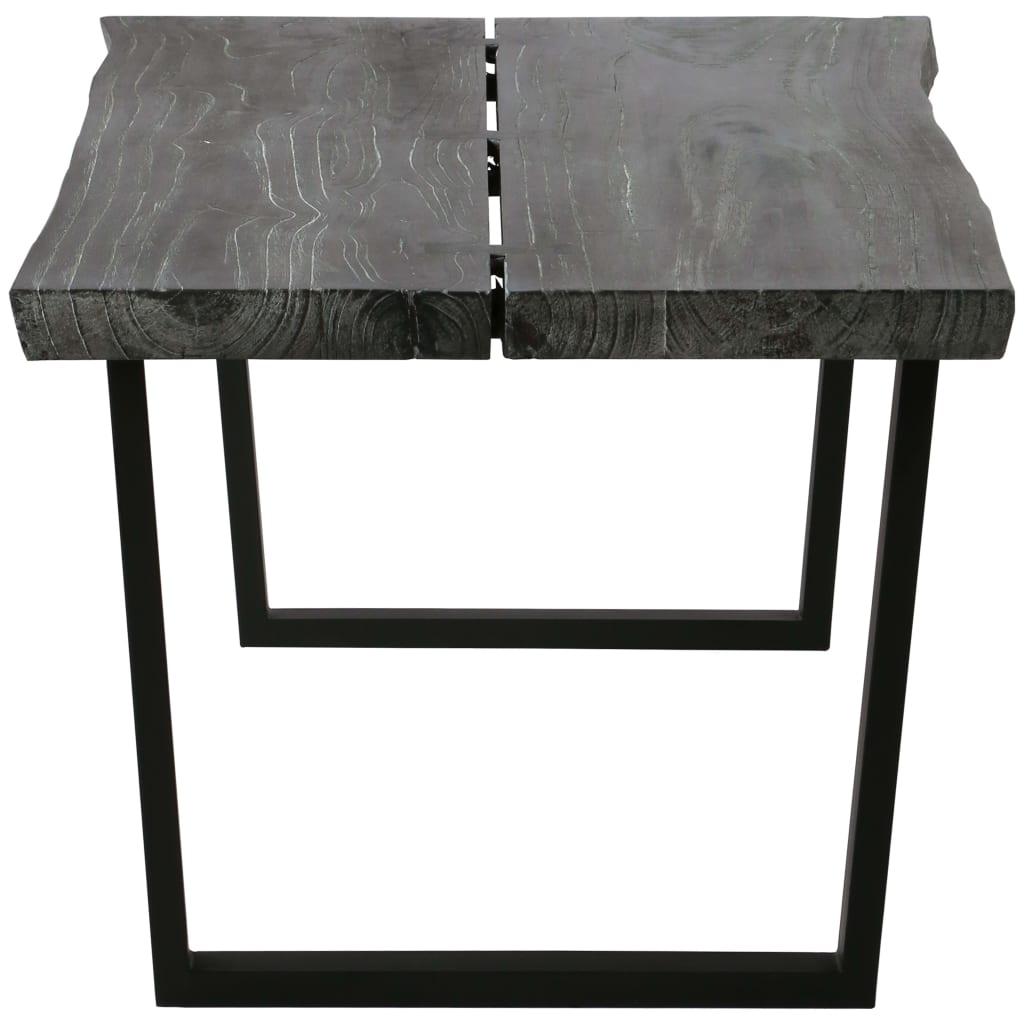 Couchtisch Massivholz Mindi 102x56x41 cm Grau