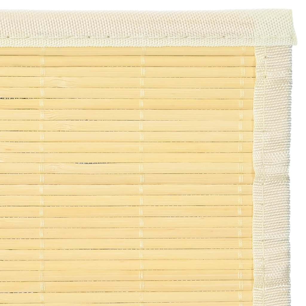 Teppich Bambus 160x230 cm Natur