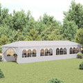 Gartenzelt 3x12 m Weiß