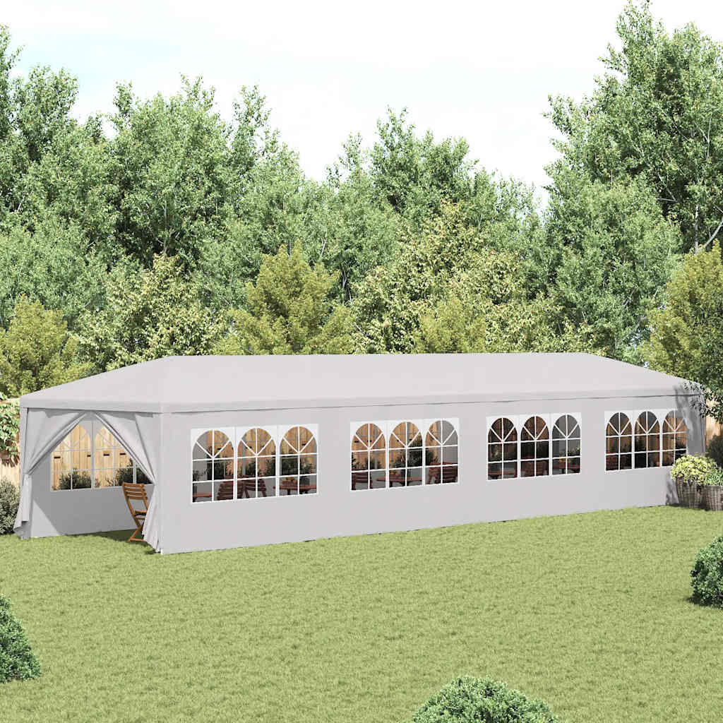 Gartenzelt 3x12 m Weiß