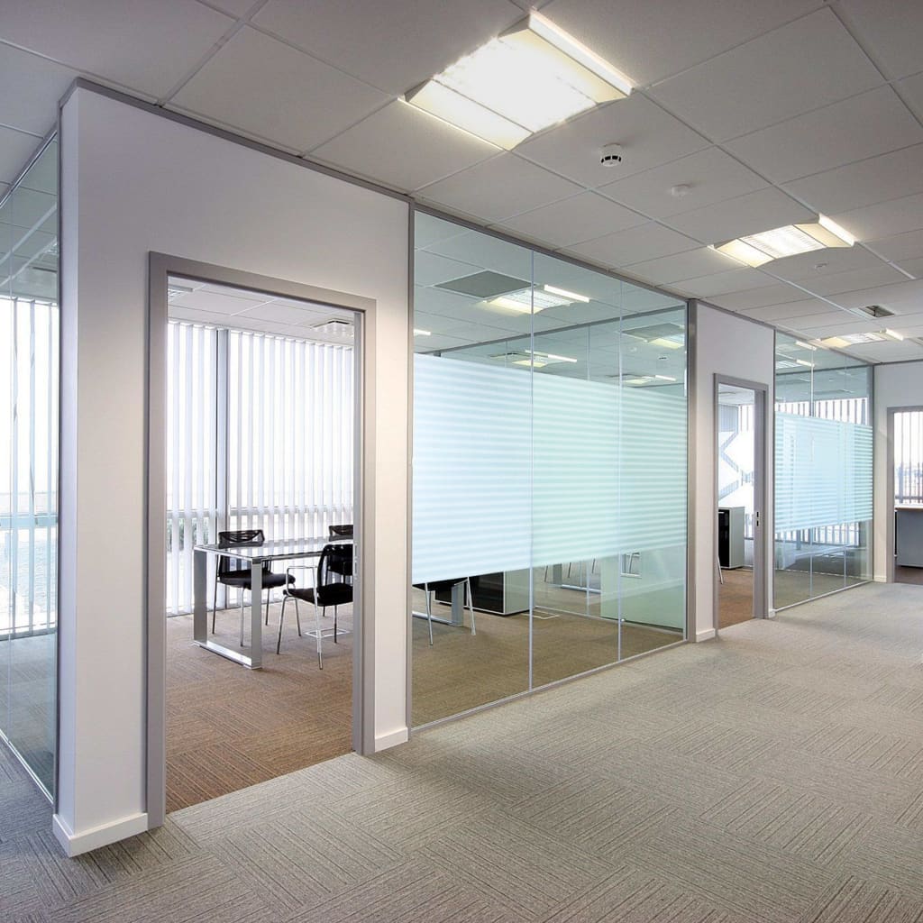 Fensterfolie Matt Streifen-Design 0,9x10 m PVC