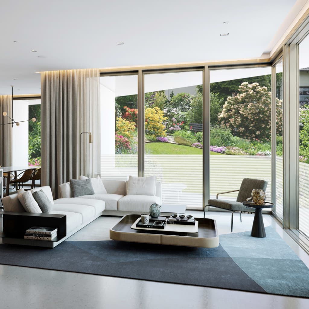 Fensterfolie Matt Streifen-Design 0,9x10 m PVC