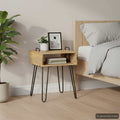 Nachttisch Massivholz Mango 40x34x47 cm
