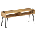 TV-Tisch Massivholz Mango 110x35x45 cm
