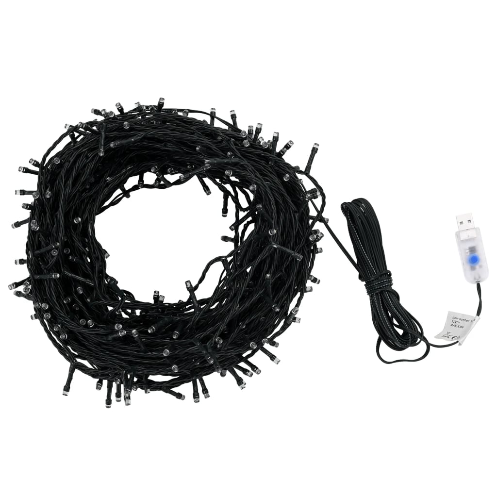 Lichterkette 400 LEDs Indoor und Outdoor 40 m Kaltweiß