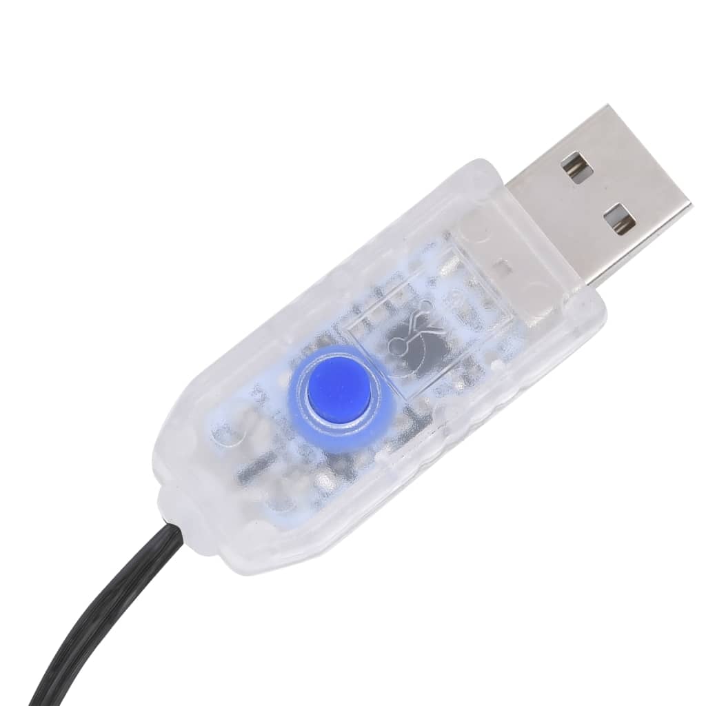 Lichterkette 400 LEDs Indoor und Outdoor 40 m Kaltweiß