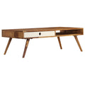 Couchtisch 110x50x35 cm Massivholz Akazie