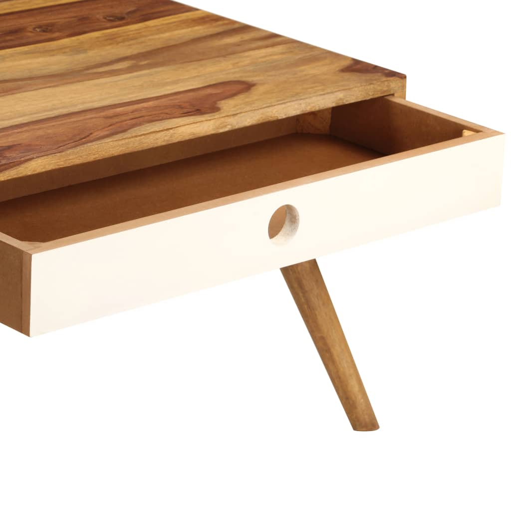 Couchtisch 110x50x35 cm Massivholz Akazie