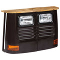 LKW-Sideboard Massivholz Mango Dunkelgrau