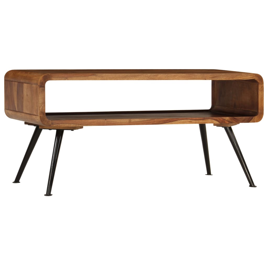 Couchtisch Massivholz Akazie 95 x 40 x 45 cm