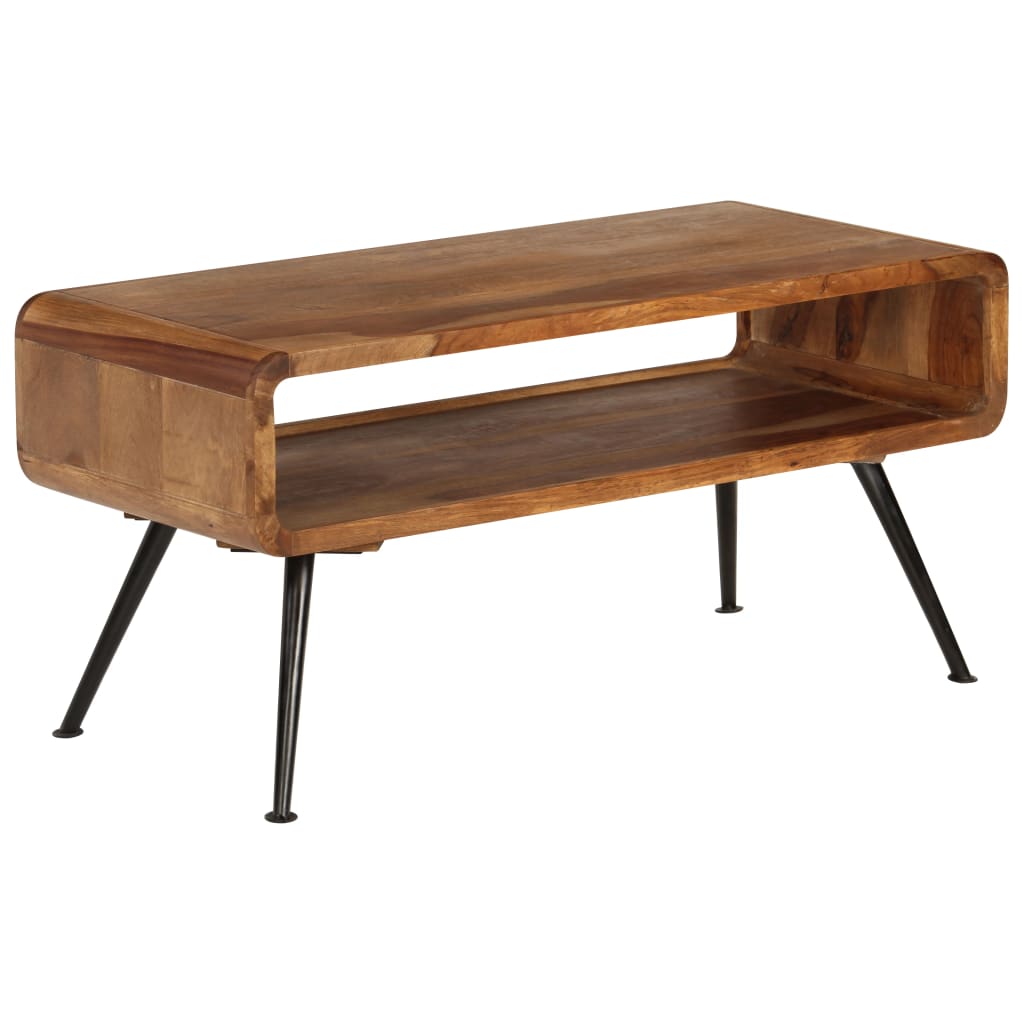 Couchtisch Massivholz Akazie 95 x 40 x 45 cm
