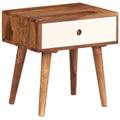 Nachttisch Massivholz Akazie 45x30x45 cm