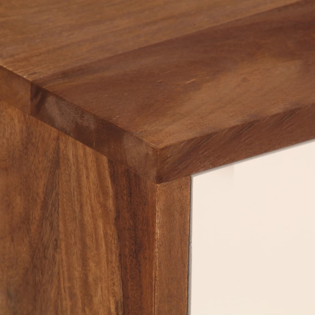 Nachttisch Massivholz Akazie 45x30x45 cm
