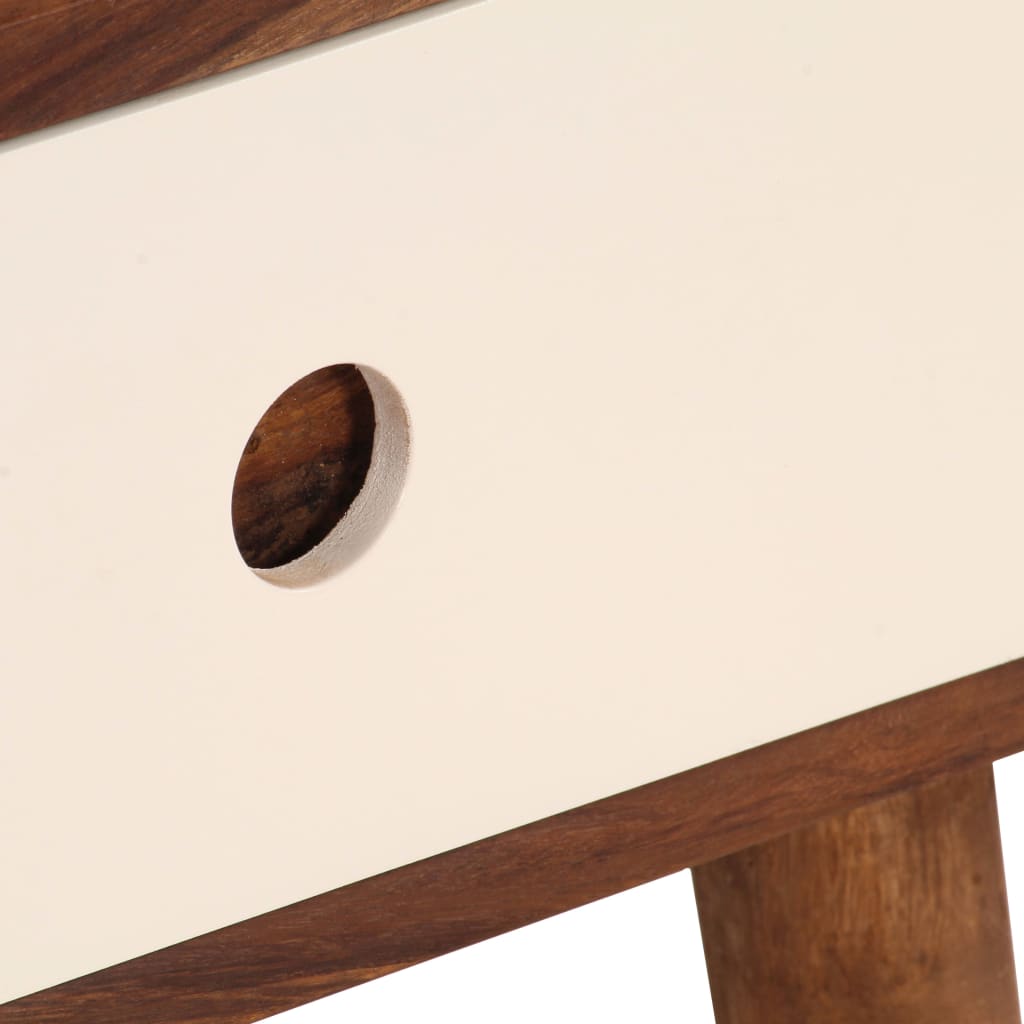 Nachttisch Massivholz Akazie 45x30x45 cm