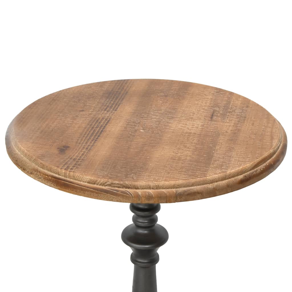 Beistelltisch Tannenholz Massiv 40 x 64 cm Braun